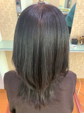 アークスヘアー アッシュグレージュスタイリング楽♪美髪☆ナチュラルストレート