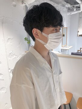 メルト 吉祥寺(melt) 《長谷川愛》ソフト刈り上げ前下がりマッシュ無造作パーマ20代