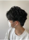 ＼涼しげヘア／パーマ×アップバング◎30代40代50代