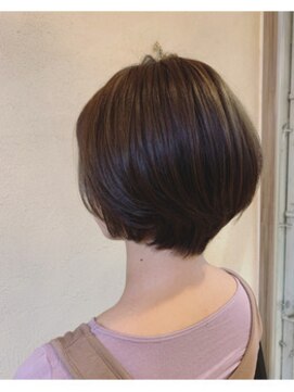 エン バイ スマイル(en by smile) 大人可愛い20代30代40代前下がりひし形小顔ボブ丸みショート◎