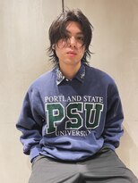 ビビト(bibito) bibito men's wolf nuance wave perm メンズウルフ パーマ