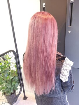 エンカウントバイマハロ 千葉(encount by mahalo) こなれハイトーンピンク[ハイライト/ブリーチ/インナーカラー]