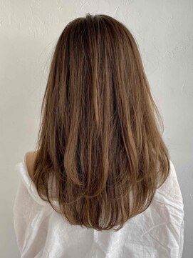 ヴァンクシー バイ ルナ(VANKCY by Luna) ミディアムヘア ショコラベージュ ボブルフ ベビーバング 小顔