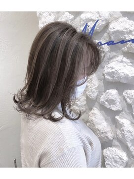 モアナ バイ ヘッドライト 武蔵小杉店(Moana by HEADLIGHT) Moana【武蔵小杉】#バレイヤージュ#外はねボブ#ケアブリーチ