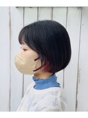 大人可愛い/小顔カット/ミニボブ