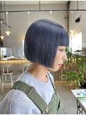 ボブ×ネイビーブルー