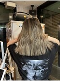 #ショコラアッシュ#ヘルシースタイル#ふんわりカール