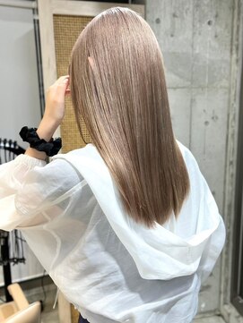 サンクプロジェクト(cinq PROJECT) ミルクティーベージュダブルカラーケアブリーチハイライト