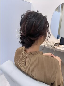 イロドリ(irodori.) 結婚式お呼ばれヘア シニヨン