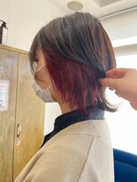 ビーグレイス&nbsp;レッドインナーカラー×20代脱マンネリスタイル