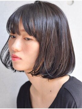 ファイブシーン アオヤマ(5SCENE AOYAMA) 切りっぱなしボブミニボブパーマくびれボブ外ハネボブ