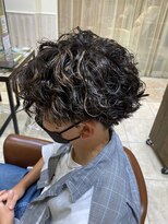 ネオリーブソラ 相模大野店(Neolive sola) メンズハイライトスパイラルパーマ