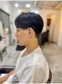 MEN'SHAIRアッシュブラックベリーショートダークアッシュ