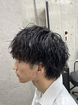 ノア 奈良駅前店(NoA) 前上がり縦落ちツイスパマッシュ メンズパーマ noa___hikaru