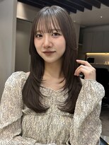 ロンド ロワール 門前仲町(Lond Loire)&nbsp;韓国レイヤーカット/くびれ巻き/前髪顔周り/セミディ[門前仲町]