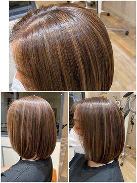 ネオリーブエム(Neolive em;) 白髪ぼかしハイライト