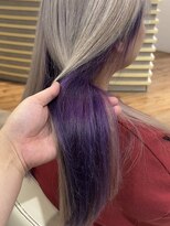 サロンドジョー(salon de joe) ケアブリーチダブルカラーインナーカラーショートボブレイヤー