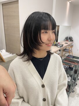 メルク(merc) カール/セミディ/シアーカラー/姫カット/ウルフ