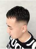 刈り上げグラデーションフェード濡れパンスタイル【新大阪】