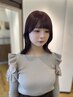 【髪質改善◎】カット+超高濃度水素カラー+AujuaTR￥13,000 ※炭酸泉付き