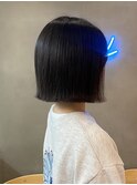 ミニウルフレイヤーカット顔周り前髪韓国ショートボブ/横浜