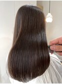 桑名ロングレイヤーカットハッシュカット透明感カラー重めロング
