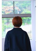 丸くて襟足はすっきりショート