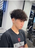 神保町ラフカールブルーブラックメンズスパイキーショートmen's
