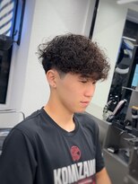 グルーマーズトウキョウ(GROOMER/S TOKYO)&nbsp;神保町ラフカールブルーブラックメンズスパイキーショートmen's