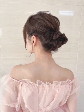 オーロ(ORO) 女性らしいシルエット◎お呼ばれヘアセット夏のヘアアレンジ