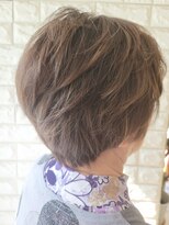 松本平太郎美容室 国立店&nbsp;60代70代×シニアショートレイヤー×イノアカラー×ハイライト