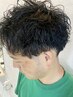 【メンズ限定】フェザーorシャドウパーマ+カット