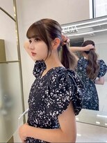 コア銀座メゾン(COA GINZA Maison)&nbsp;髪質改善レイヤーカット前髪カット顔周りレイヤー暗めカラー銀座