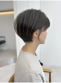 ショートボブ/暗めカラー/髪質改善/白髪ぼかし