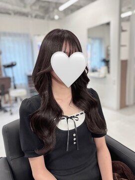 ハピネス 梅田茶屋町店(HAPPINESS) ショコラブラウン レイヤーカット 顔まわりレイヤー 艶髪 梅田