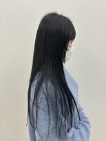 ビーヒアナウ N゜03 金沢駅西店(BE HERE NOW)&nbsp;暗髪/blue black