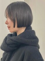 エンドリンク(endlink) ハンサムショートショートボブラベンダーグレージュ