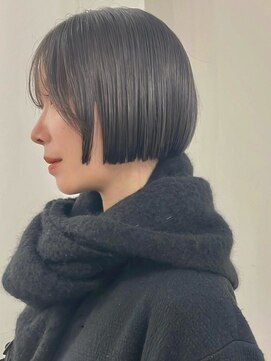 エンドリンク(endlink) ハンサムショートショートボブラベンダーグレージュ