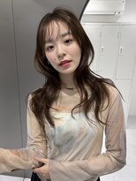 サンドイエナ 横浜店(sand yena)&nbsp;くびレイヤーボブルフネビージュ小顔ワンレンこなれミディ