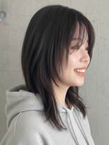 トゥルートラスト 和戸店(True Trust)&nbsp;ミディアムレイヤー 顔周りレイヤー×ダークグレー