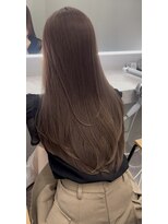 プラチナ(PLATINA)&nbsp;ハイレイヤーレイヤーカットブリーチ無しカラー顔周り韓国