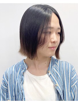 モリオフロムロンドン 松戸店(Morio from London) 【morio松戸 石山】外ハネボブ切りっぱなしボブ前髪無し20代30代