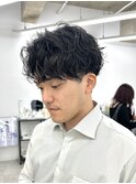 MEN’S/ニュアンスパーマ/ニュアンスウルフ/藤沢美容院