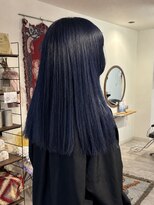 ナビ(nabi) ブリーチ必須*ブルーカラー
