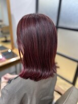 アルート 町田店(aroot)&nbsp;ブリーチ使用　赤強ピンク
