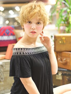 マリオ ヘアー デザイン(MARIO HAIR DESIGN) MARIO☆ハイトーンマニッシュショート