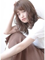 アヌーク トケ(AnouK TOKE) 【AnouK-TOKE-】ルーズウェーブ×ベージュブラウン