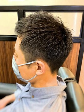 カルム 西日暮里(Calme) アップバング　ベリーショート　ソフトモヒカン