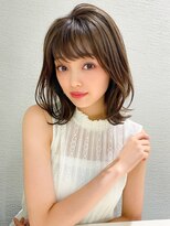 アフロート エル 錦糸町(AFLOAT L) 大人可愛い/透け感/前髪/小顔/くびれミディ/ラベンダーカラー