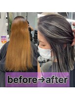 キング 高槻(K!ng)&nbsp;【高槻】ホワイトハイライトイルミナカラー